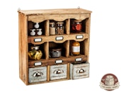 The Barrel Shack™ - The Barry - Handmade Wall Storage with Drawers