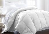 Luxury Linens™ Premium Super Plush Down Fiber Comforter - Full/Queen - White