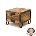 The Barrel Shack™ - The James - Handmade Trunk End Table