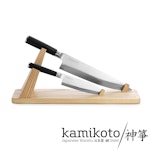 Kamikoto - Senshi Dual Knife Set with Wooden Display Stand (Ships by 4/25)