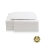 The Earth Company 100% Pure Organic Eco Cotton Whole Bedsheet & Duvet Set - King, Snow Field