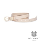 Bolvaint – Céleste Women’s Leather Belt in Crème - 105cm