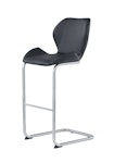 Global Furniture Curved Bar Stool - Black PU