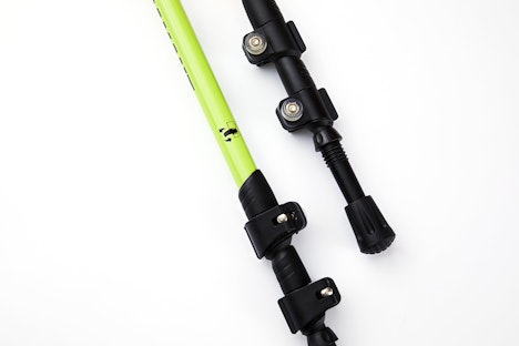 Stay upright with the aid of trekking poles
