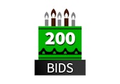 Special 200 Bid Pack! DealDash 10 years old!