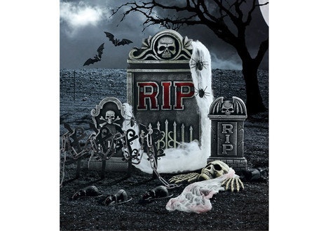 RIP Tombstone Set Halloween Decoration